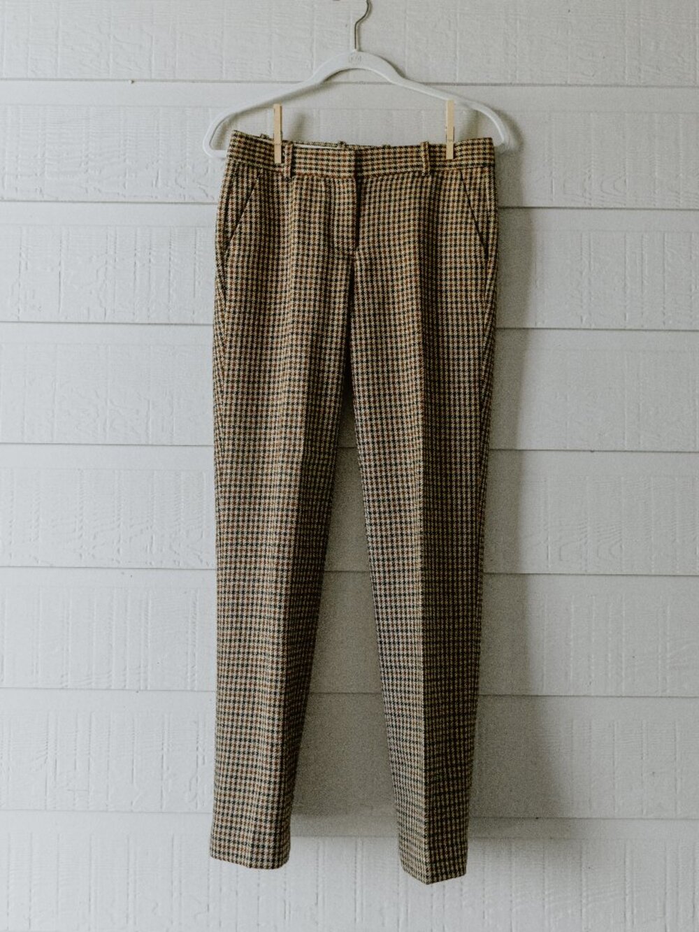 J. Crew Houndstooth Wool Favorite Fit Pant